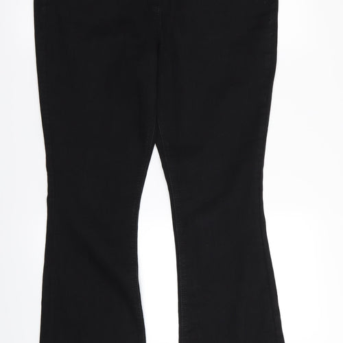 Asda George Womens Black   Bootcut Jeans Size 14 L30 in