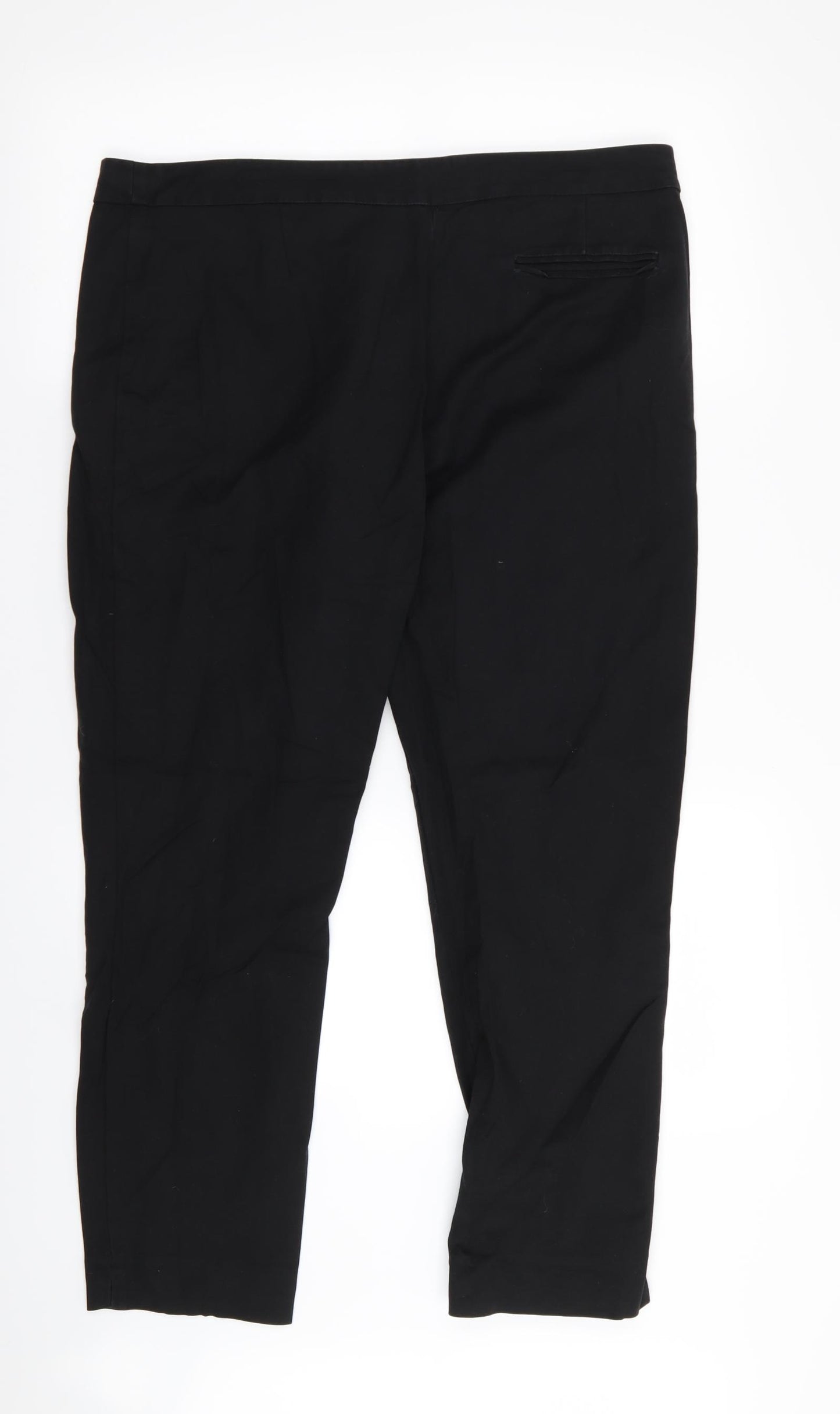 Asda George Womens Black   Trousers  Size 16 L28 in