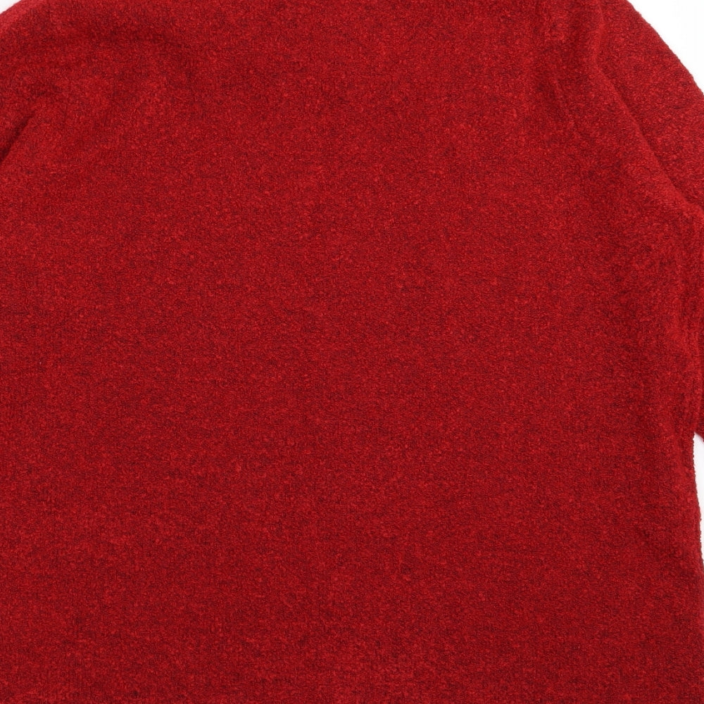 julipa Womens Red   Pullover Jumper Size 16