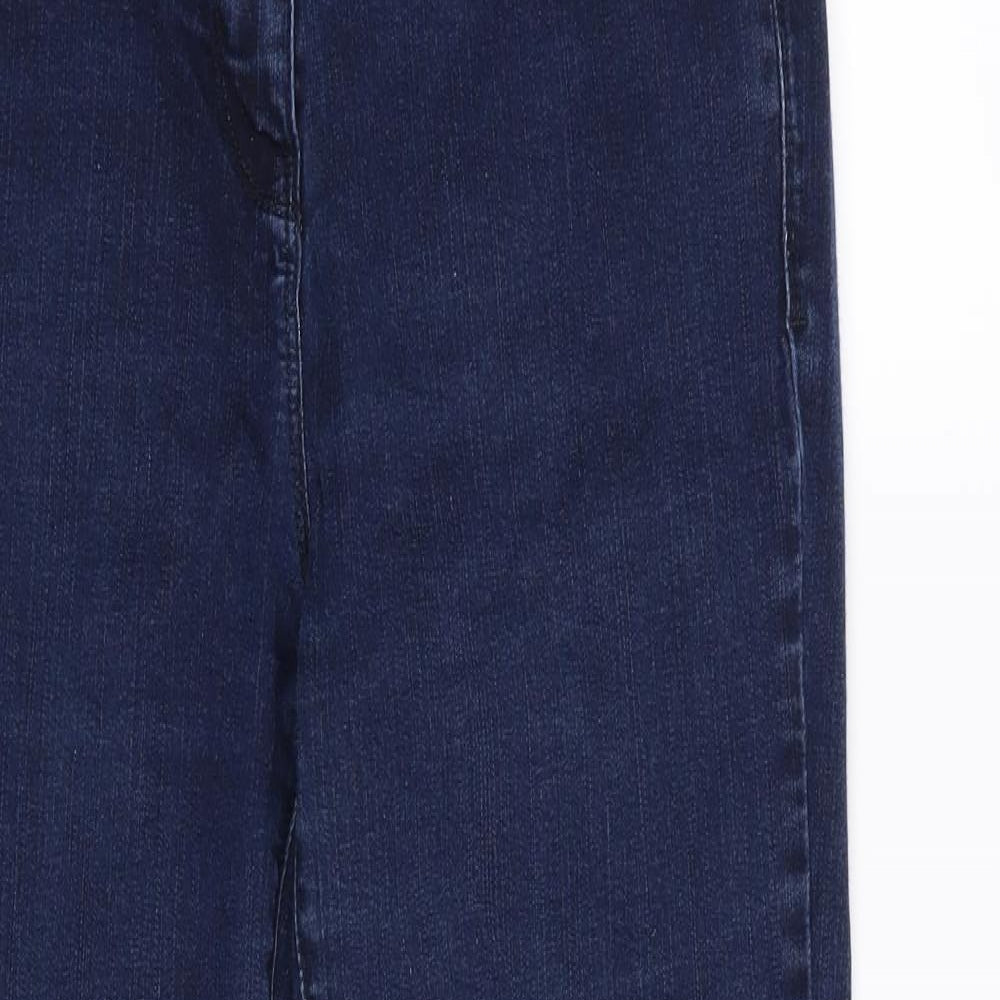 M&S Womens Blue   Bootcut Jeans Size 14 L30 in