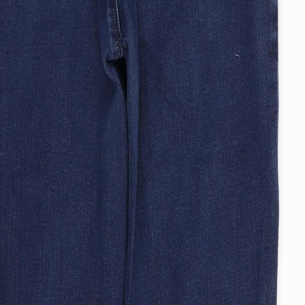 M&S Womens Blue   Bootcut Jeans Size 14 L30 in