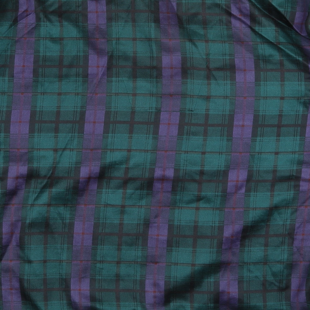 selena Womens Green Check  Top Pyjama Top Size 18