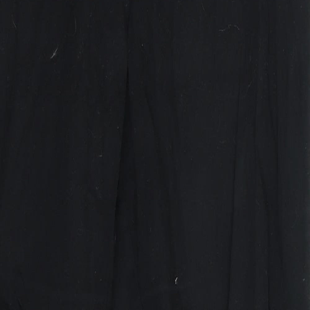 H&M Womens Black   Trousers  Size 10 L26 in