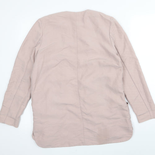 H&M Womens Pink   Jacket Blazer Size 10