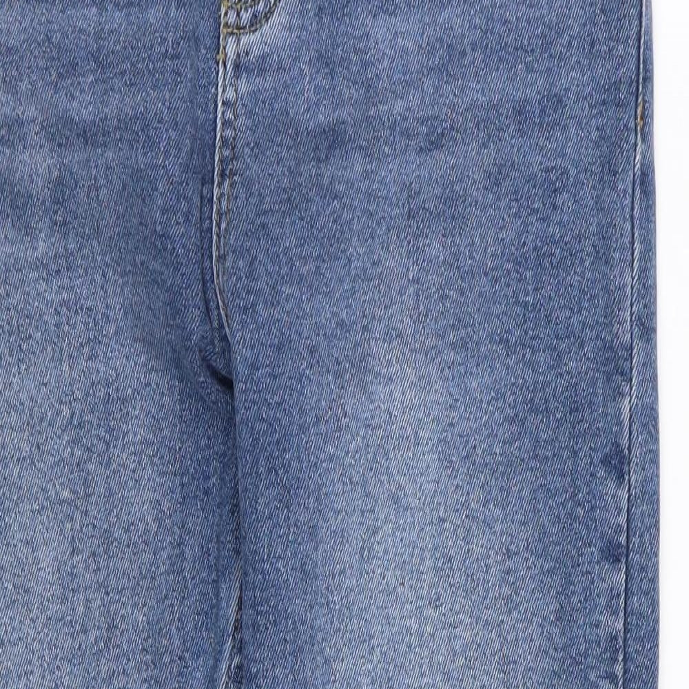 M&S Womens Blue   Skinny Jeans Size 14 L25 in