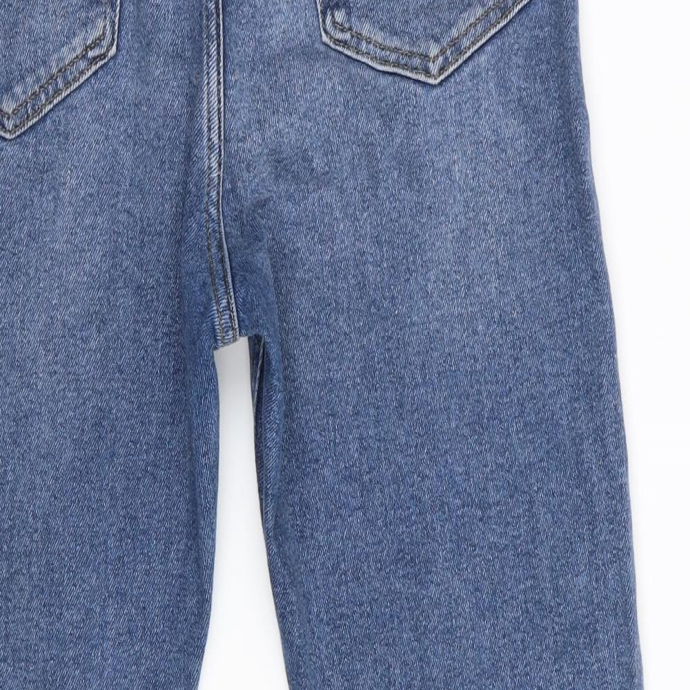 M&S Womens Blue   Skinny Jeans Size 14 L25 in