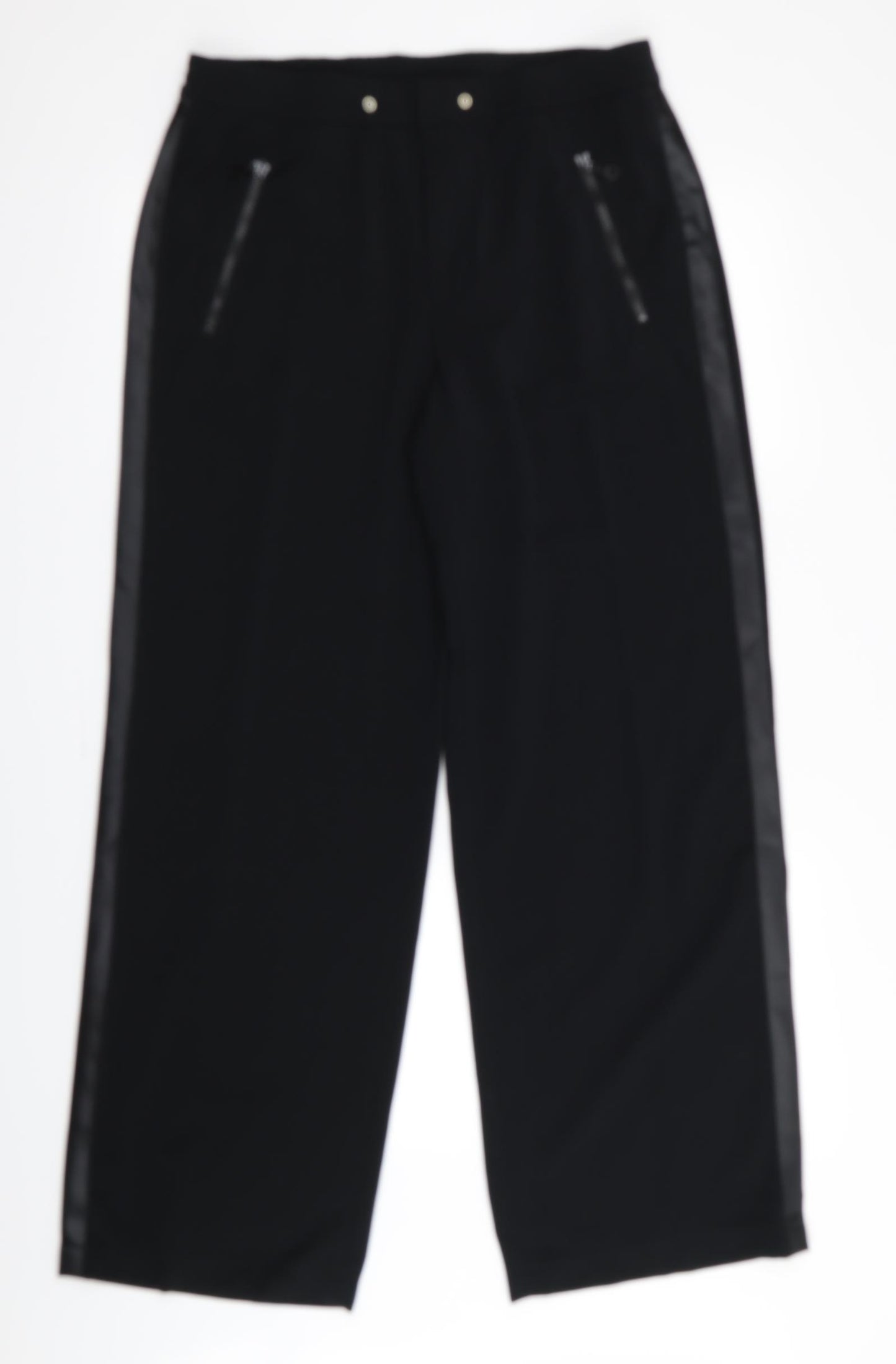 mac jeans Womens Black   Trousers  Size 14 L31 in