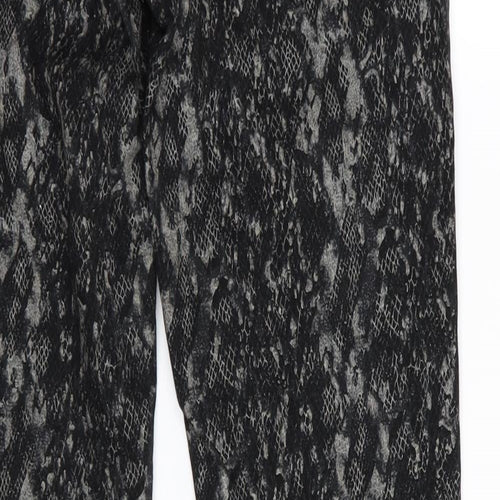 bottoms up Womens Black Geometric  Skinny Jeans Size 28 in L30 in