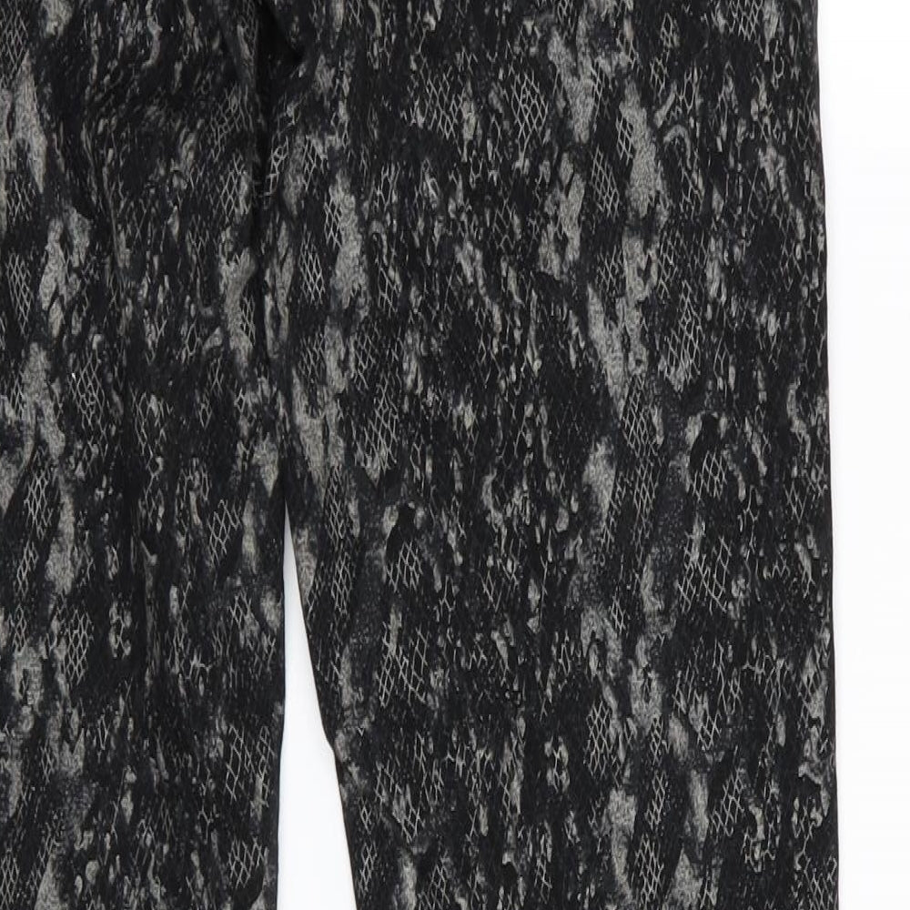 bottoms up Womens Black Geometric  Skinny Jeans Size 28 in L30 in