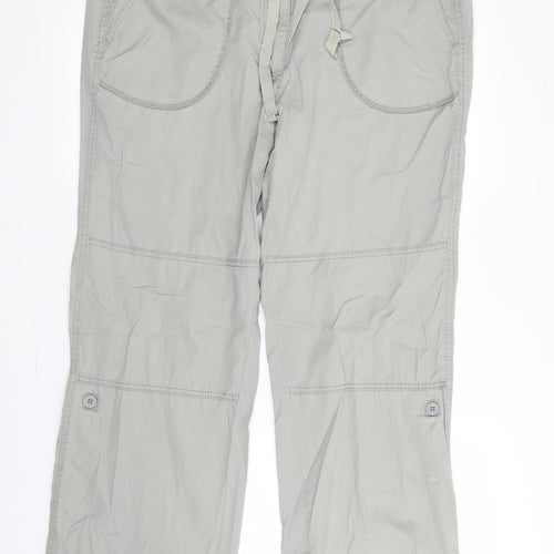 M&S Womens Grey   Trousers  Size 16 L28 in