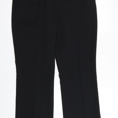 TU Womens Black   Trousers  Size 12 L28 in