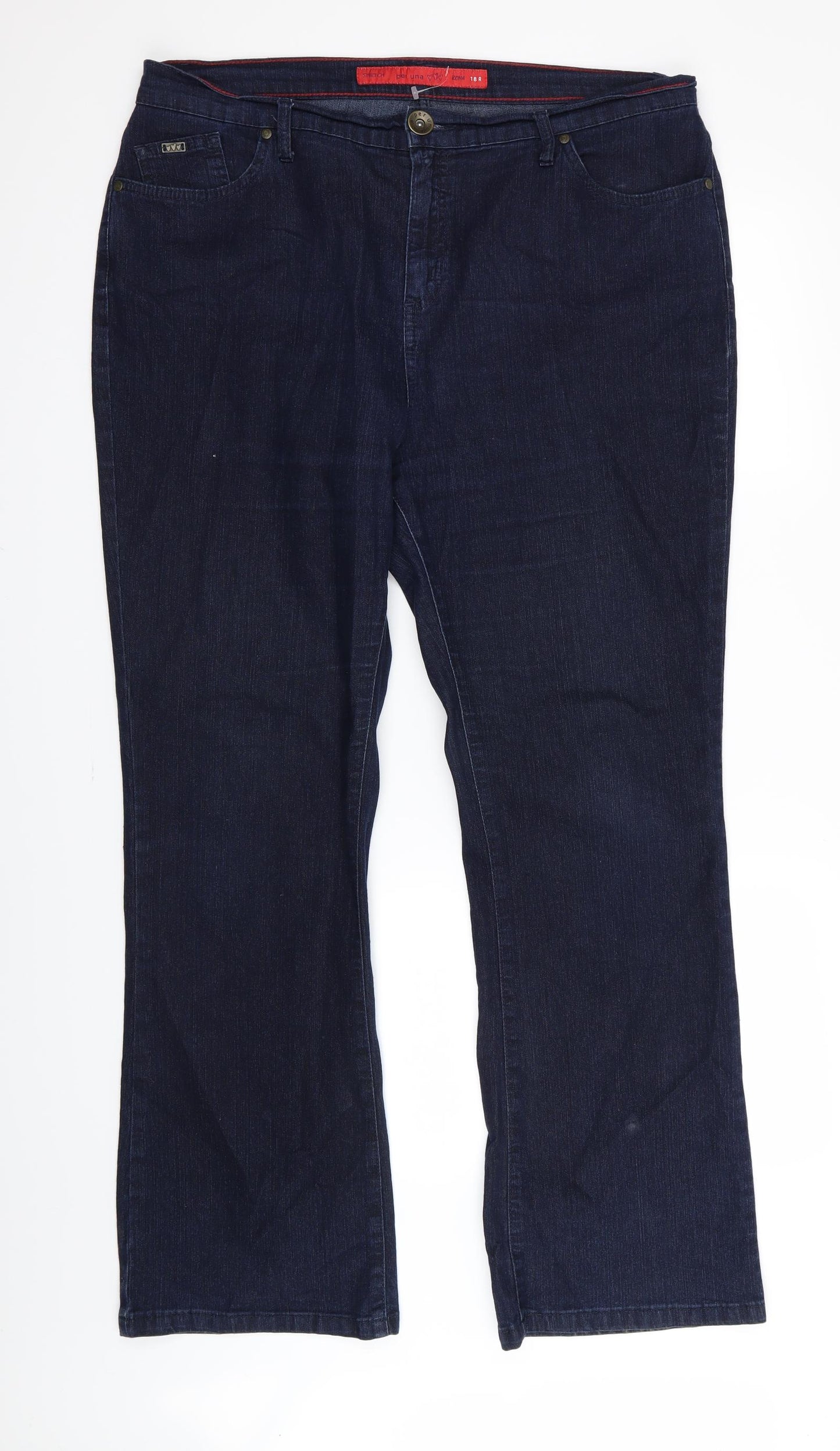 Per Una Womens Blue   Straight Jeans Size 18 L31 in
