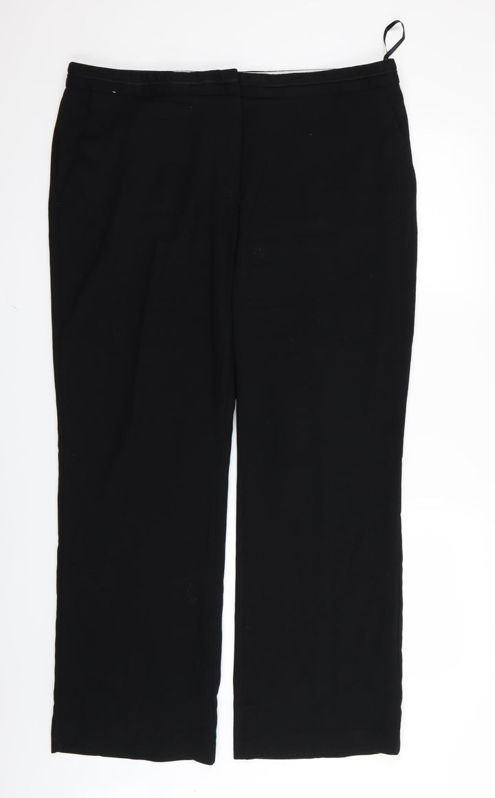 NEXT Womens Black   Trousers  Size 18 L30 in