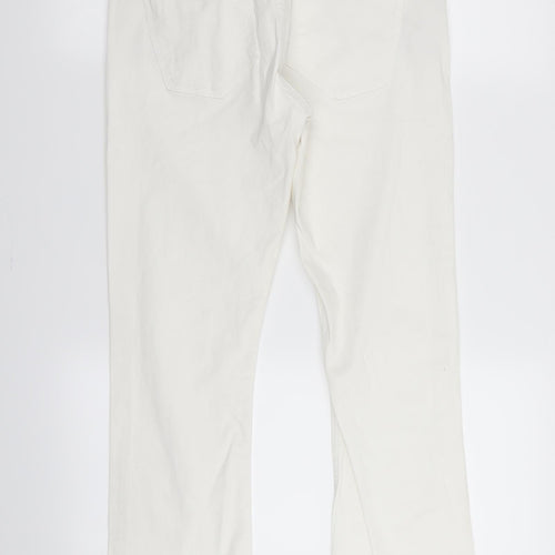 Zara Womens White   Skinny Jeans Size 10 L24 in