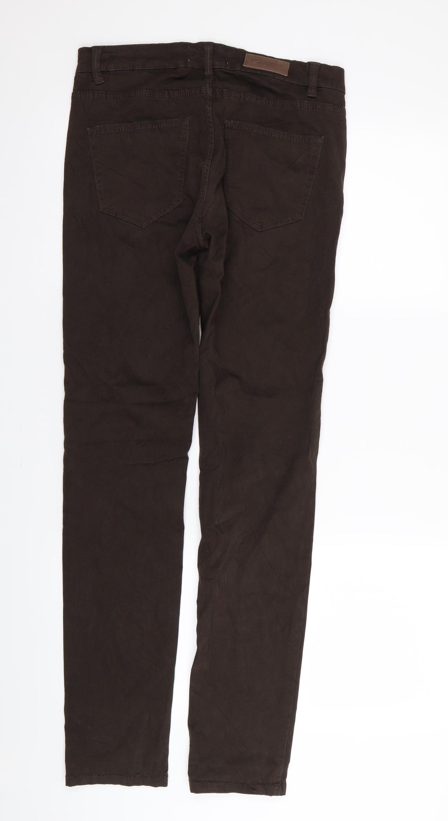 H&M Womens Brown   Skinny Jeans Size 10 L32 in