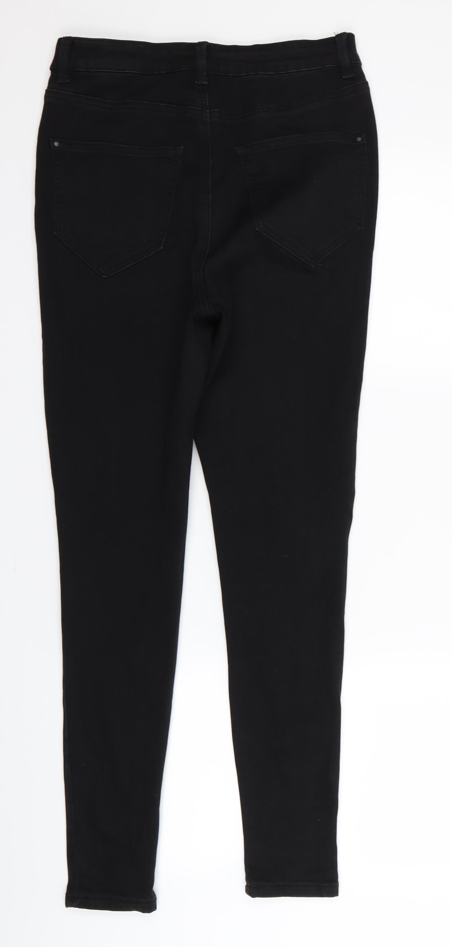 Very Womens Black   Skinny Jeans Size 12 L28 in
