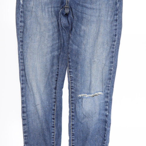 hunk dory Womens Blue   Skinny Jeans Size 26 in L30 in - RIPPED JEANS