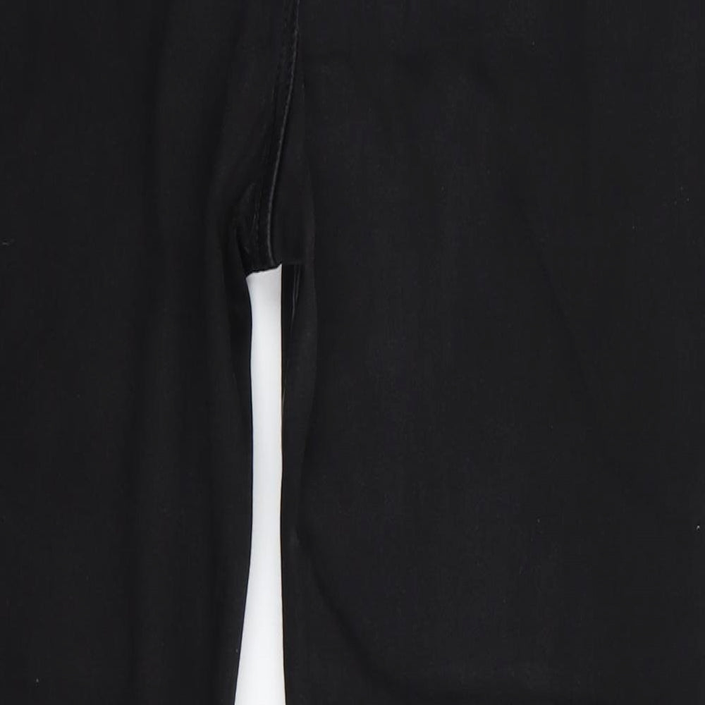 M&S Womens Black   Straight Jeans Size 12 L26 in