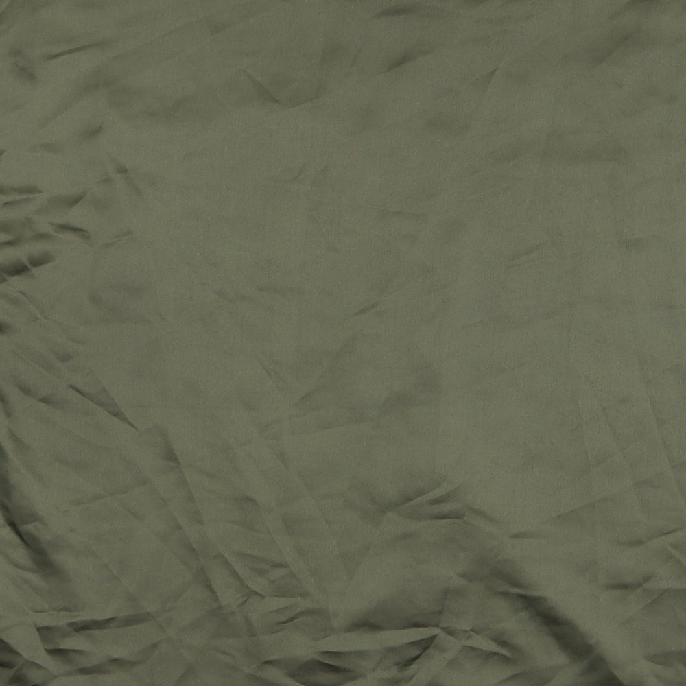 Misspap Womens Green   Basic Button-Up Size 12