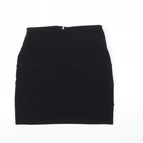 Preworn Womens Black   A-Line Skirt Size M