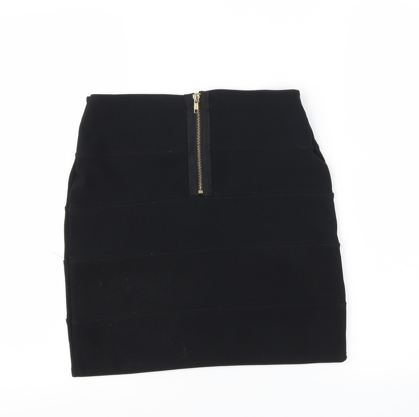 Preworn Womens Black   A-Line Skirt Size M