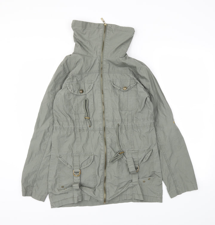 DENIM &CO  Womens Green   Jacket Coat Size 10