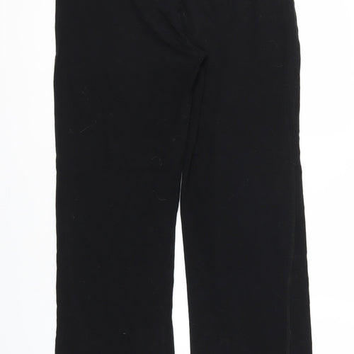 TU  Womens Black   Trousers  Size 10 L28 in - Stretch waistband