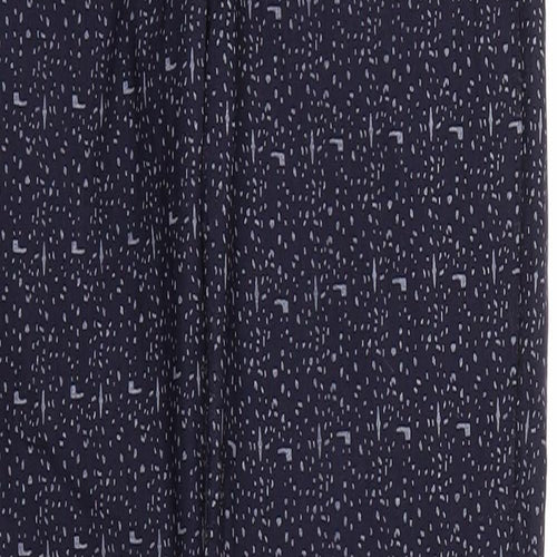 Huaxin Fashion Womens Blue Argyle/Diamond  Trousers  Size L L29 in