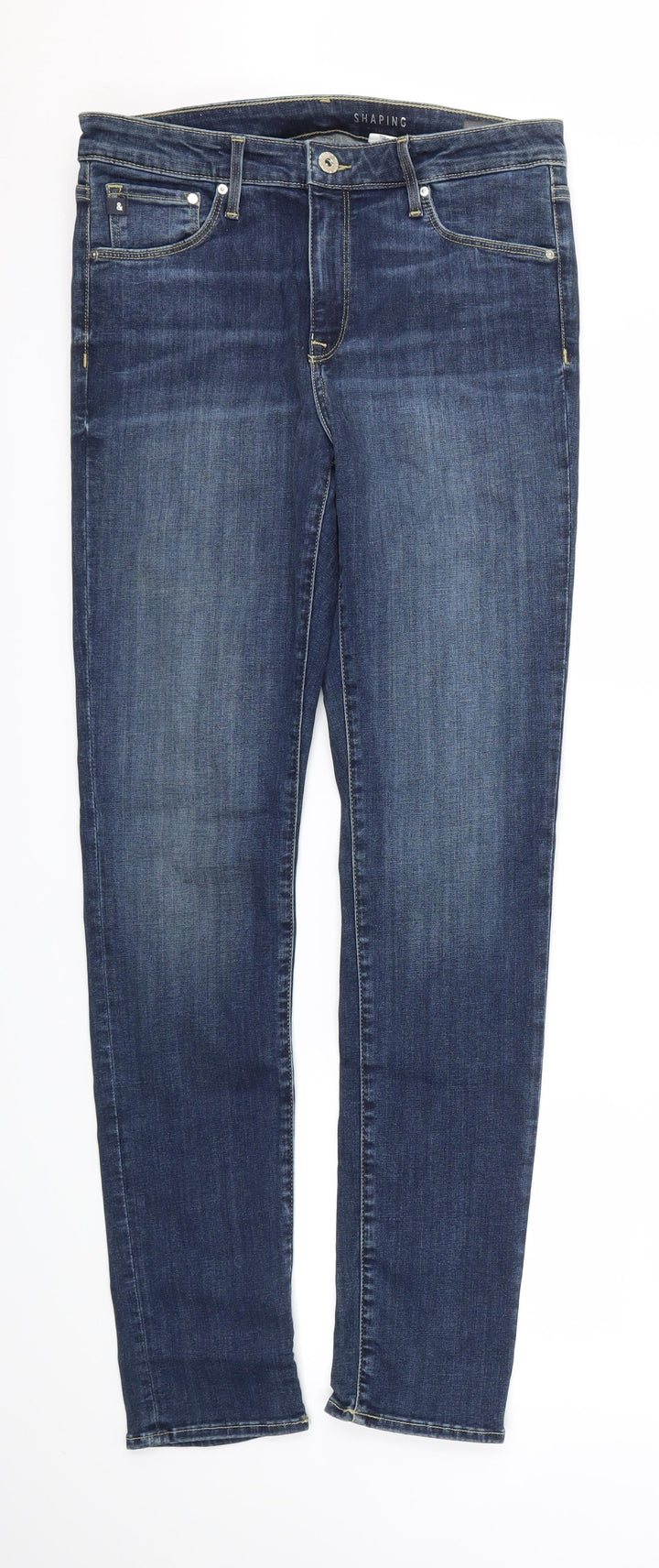 DENIM Womens Blue Skinny Jeans Size 30 L32 in