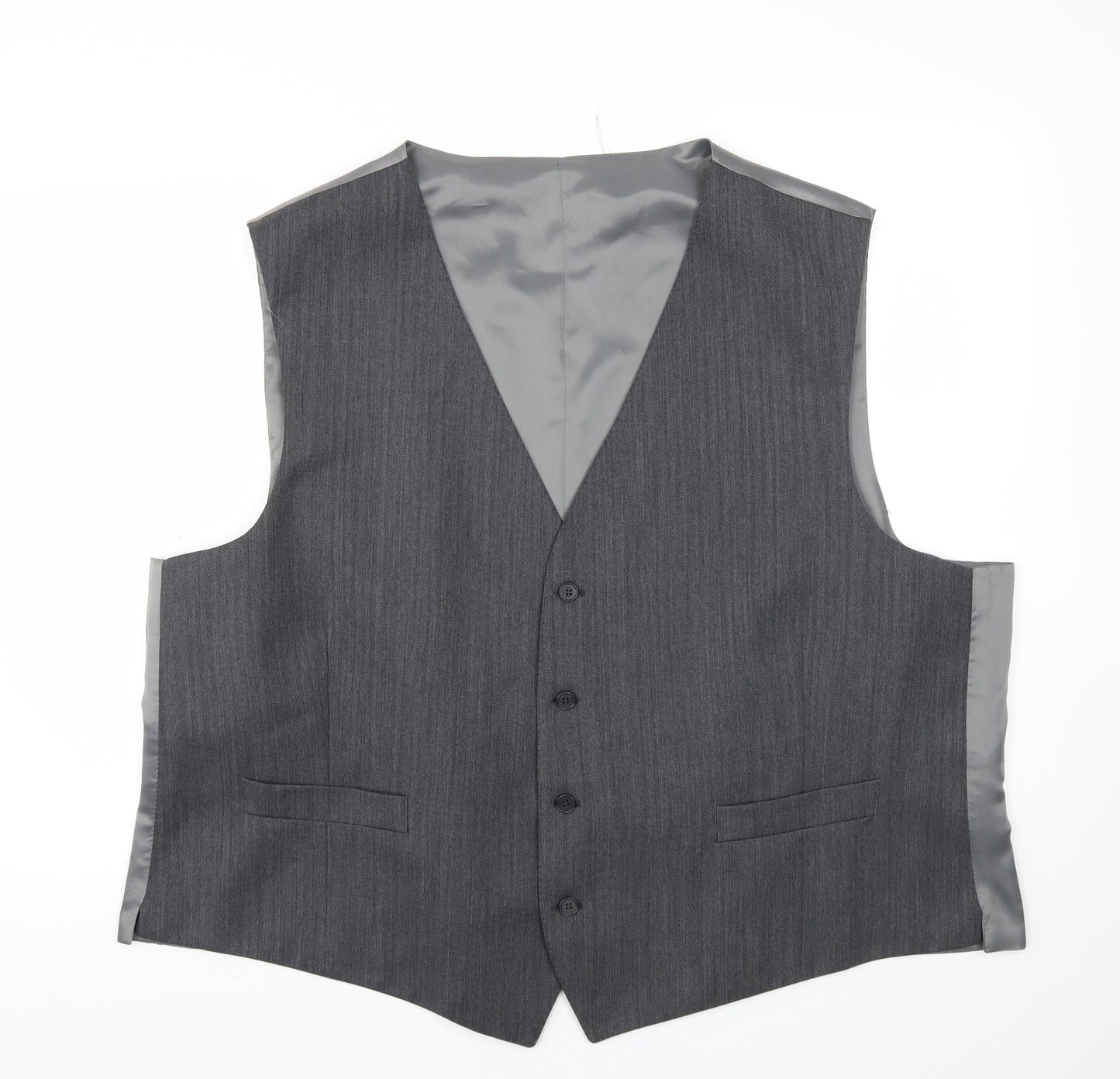 British Tailor Mens Grey   Jacket Suit Waistcoat Size 56
