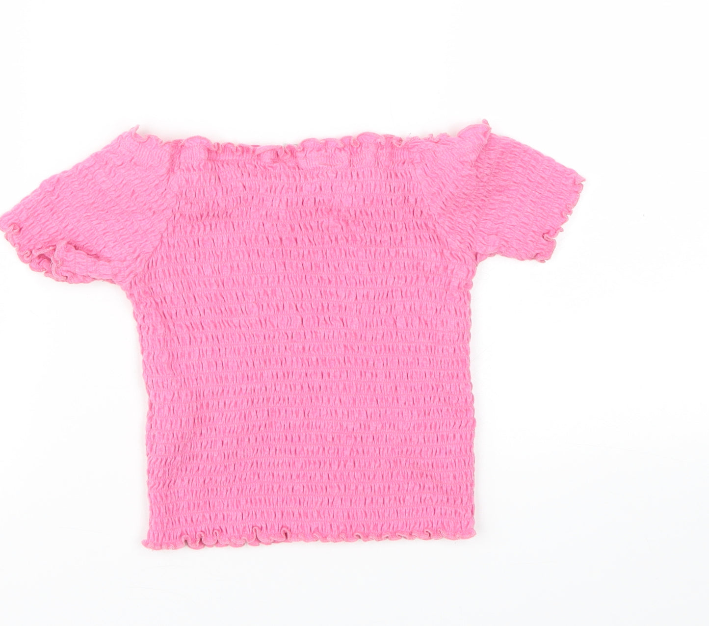 Primark Girls Pink   Basic T-Shirt Size 9-10 Years