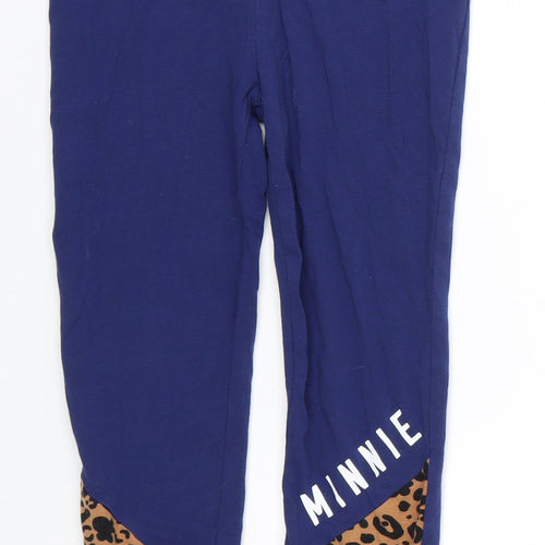George Girls Blue Animal Print  Jegging Trousers Size 11-12 Years