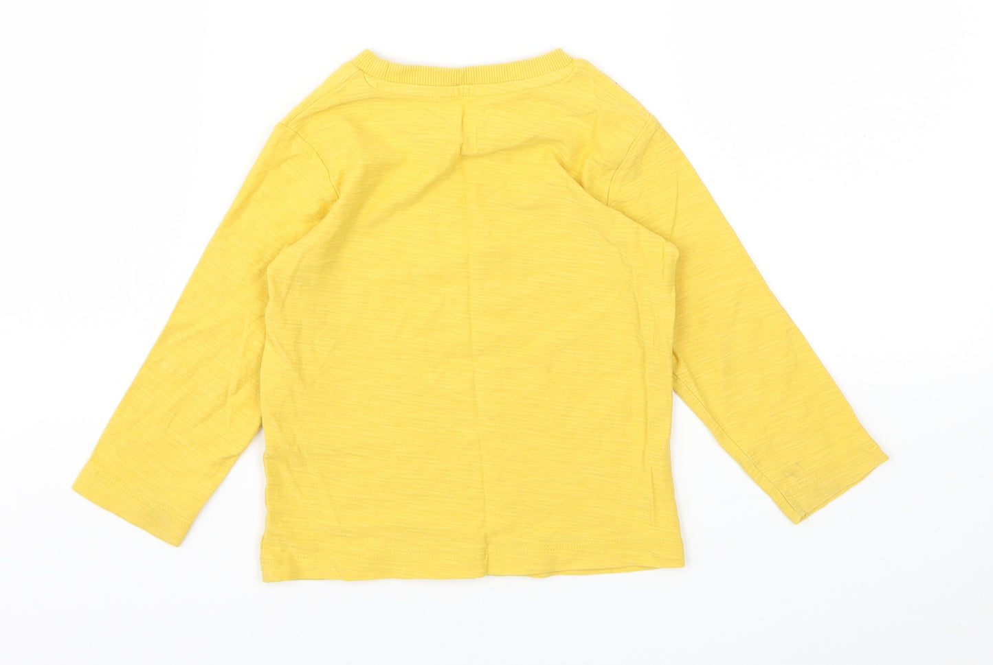 Matalan Boys Yellow   Basic T-Shirt Size 18-24 Months
