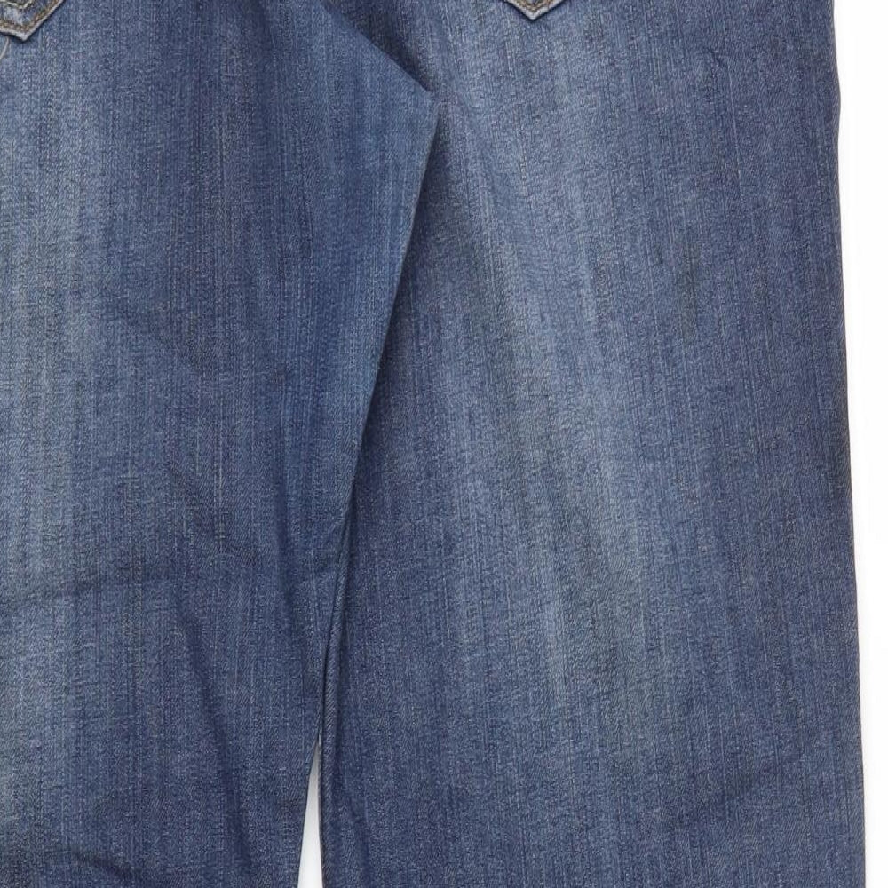 Dorothy Perkins Womens Blue   Straight Jeans Size 22 L30 in