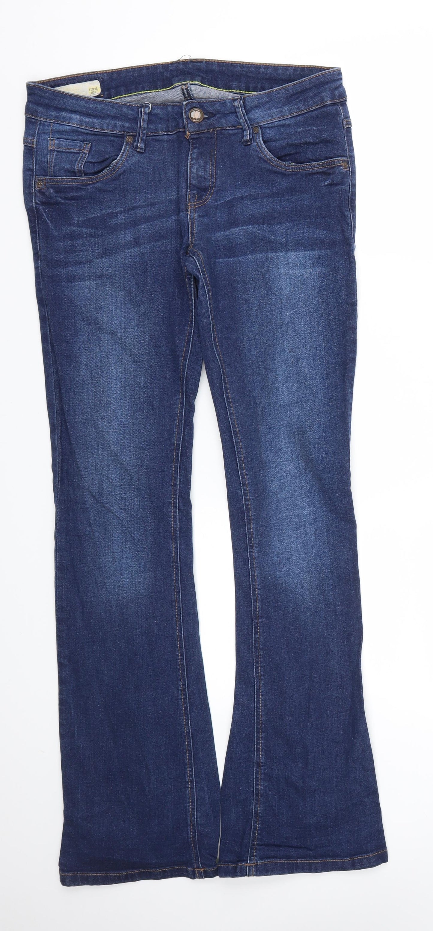 Preworn Womens Blue   Straight Jeans Size 10 L31 in