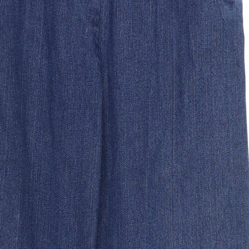 main Womens Blue   Straight Jeans Size 12 L26 in - Stretch waistband