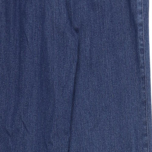 main Womens Blue   Straight Jeans Size 12 L26 in - Stretch waistband