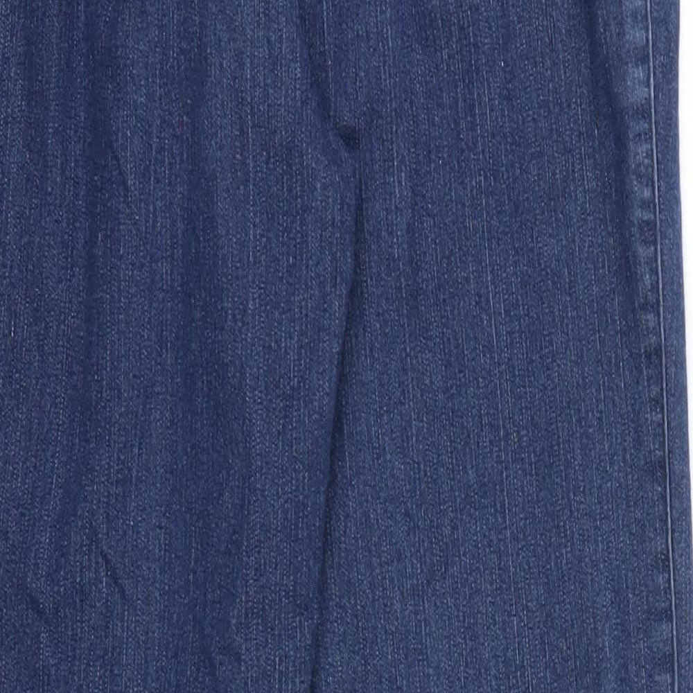 main Womens Blue   Straight Jeans Size 12 L26 in - Stretch waistband