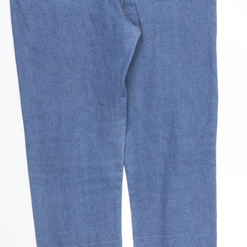 Denim & Co. Womens Blue   Skinny Jeans Size 14 L27 in