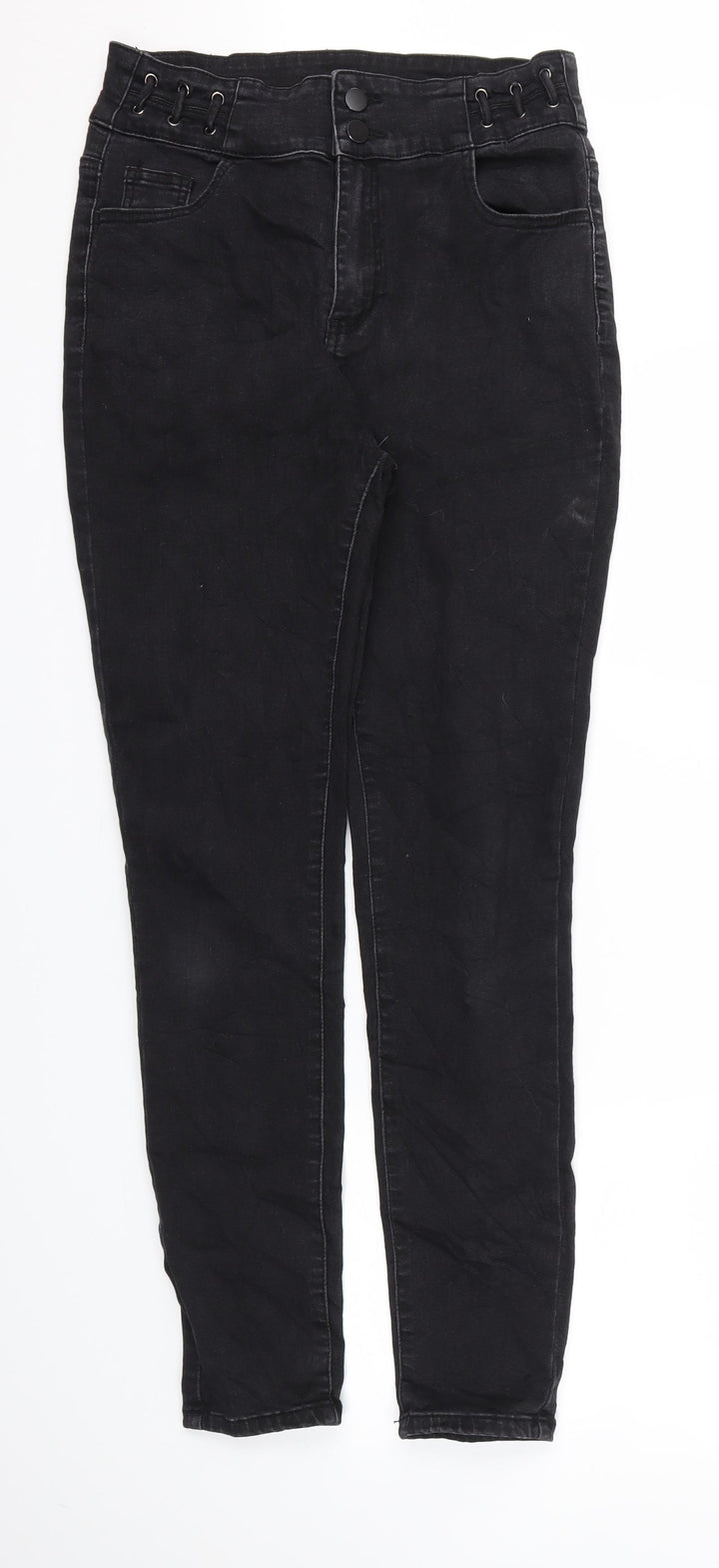 Preworn Womens Black   Skinny Jeans Size 30 L29 in