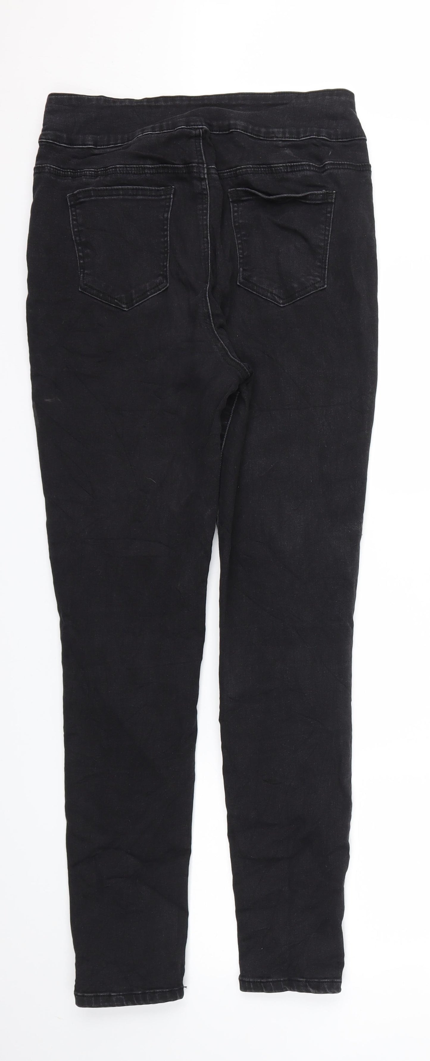 Preworn Womens Black   Skinny Jeans Size 30 L29 in
