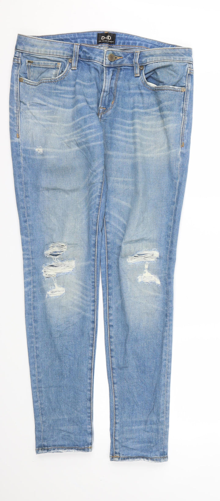 D-IH Womens Blue   Skinny Jeans Size 28 L30.5 in