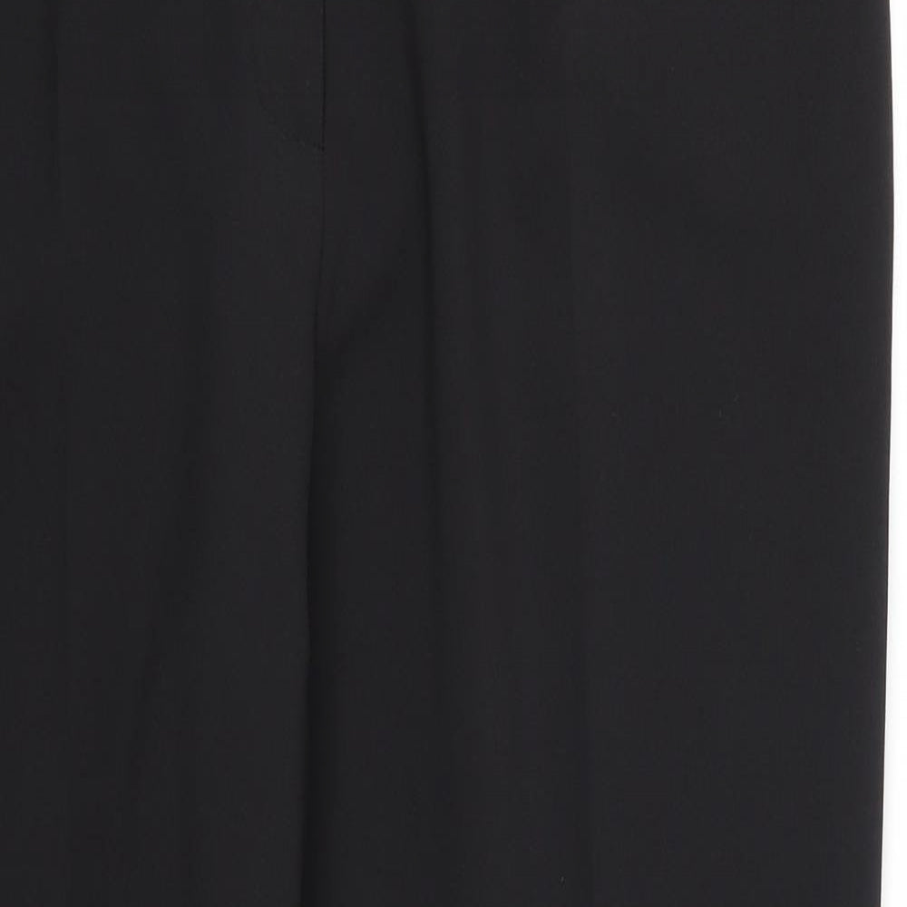 M&Co Womens Black   Trousers  Size 16 L27 in