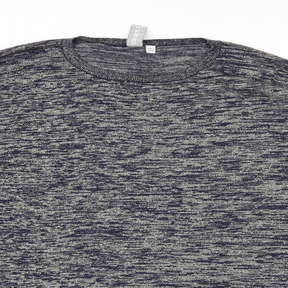 Claire Richards Womens Blue   Basic T-Shirt Size M