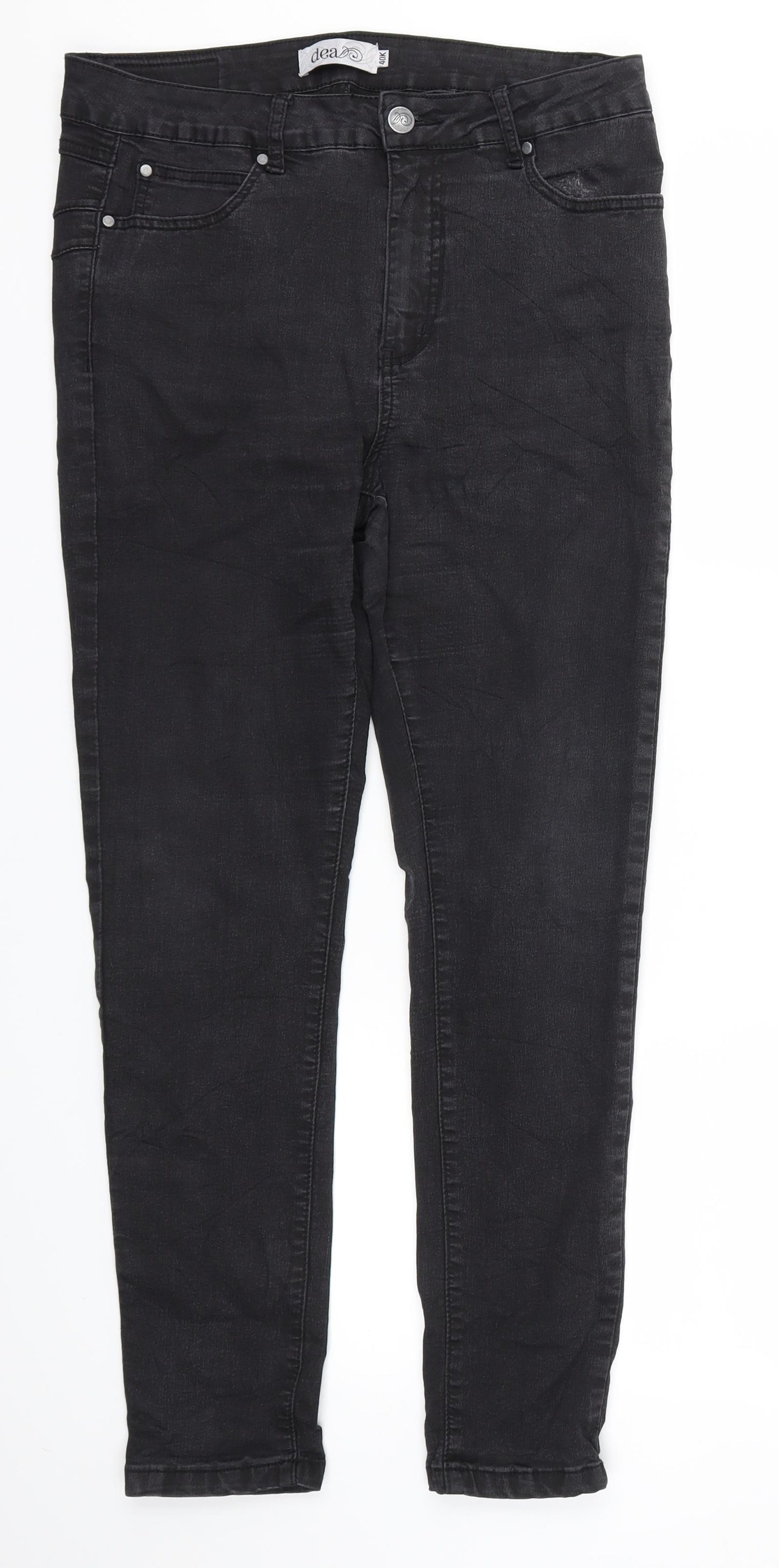 DEA Womens Black   Skinny Jeans Size 12 L29 in
