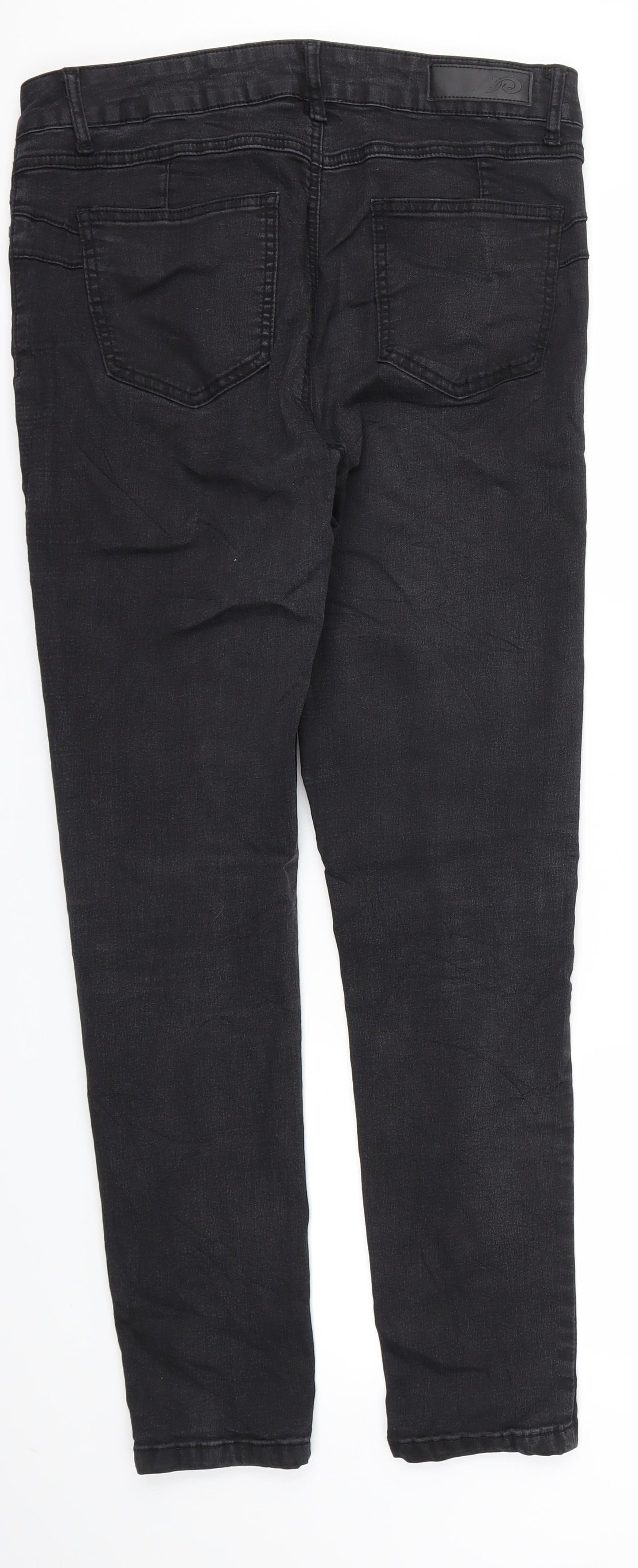 DEA Womens Black   Skinny Jeans Size 12 L29 in