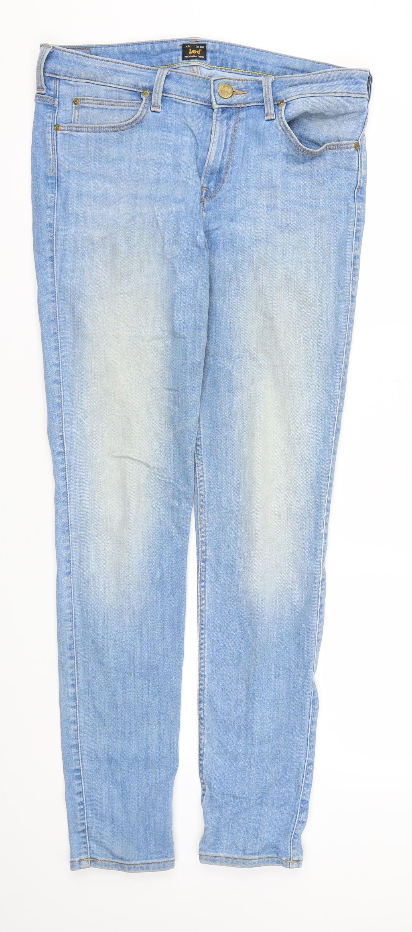 Lee Womens Blue   Skinny Jeans Size 34 L31 in
