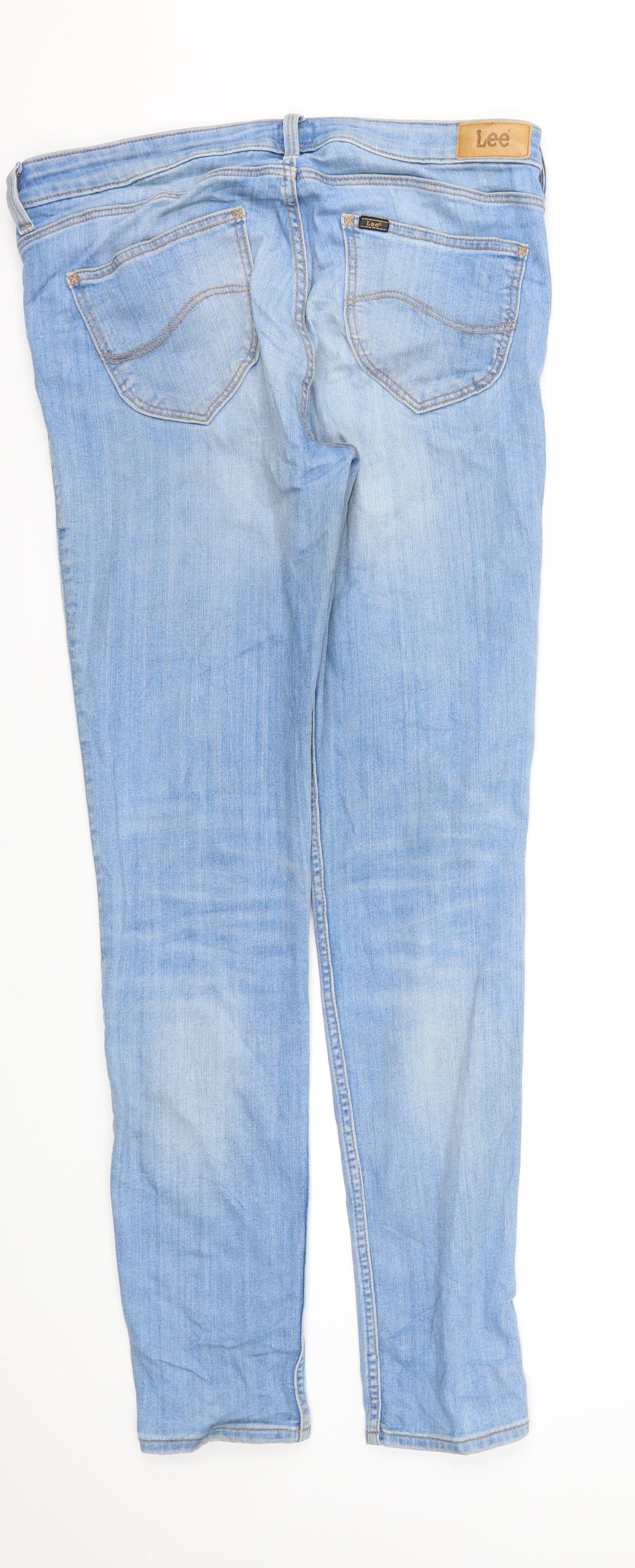 Lee Womens Blue   Skinny Jeans Size 34 L31 in