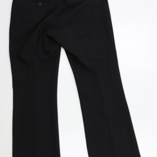 Preworn Womens Black   Trousers  Size 32 in L29 in