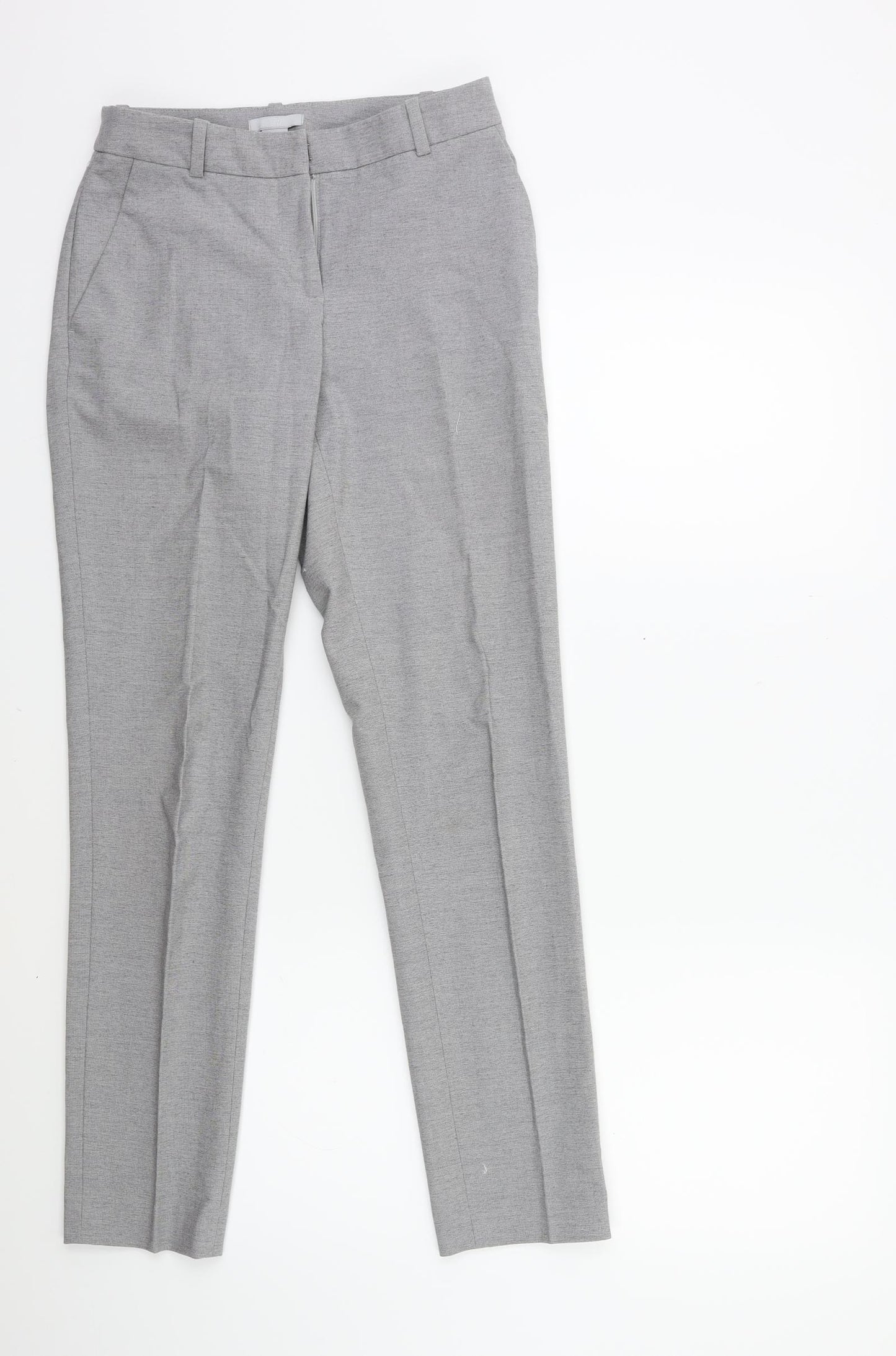 H&M Womens Grey   Trousers  Size 4 L28 in